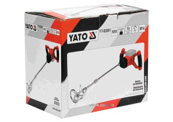 YATO Міксер акумуляторний YATO : Li-Ion 18 В, кріплення М14. 650 об/хв,(БЕЗ АКУМУЛЯТОРА)  | YT-82881