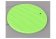 FALA Підкладка силіконова , Ø= 175 мм, зелена  | 74794