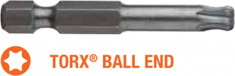 USH Насадка викруткова Industry TORX T15K x 50 мм BallEnd подовжена заокруглена, Уп. 5 шт. | UUSE010