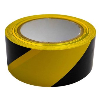 Стрічка маркувальна жовто-чорна 48мм х 33м Favorit | 10-607