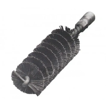 Щетка ерш с петлей 12х100х300 мм. Латунная гофрированная проволока 0.15 мм LESSMANN