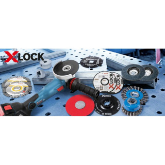 Акумуляторна безщіткова болгарка Bosch GWX 18V-10 (2х18 В, 5 А*год) (06017B0102)