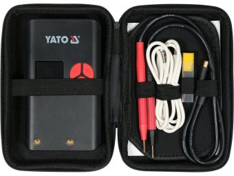 Апарат точкового зварювання портативний YATO акумул. Li-Po 4,2 В, 6.3 АГод, 500 А, вихідн- 2 А [30]