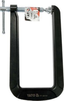 YATO Струбцина з гвинтовим затискачем YATO, тип "С" глибока, 76х 203 мм  | YT-64191