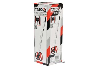 YATO Колесо вимірювальне YATO; Ø= 160 мм, в межах 0.1- 10000 м, телескоп. тримач- 80-104 см  | YT-71