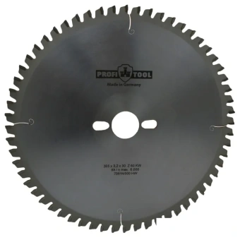 Диск пильный по дереву 305х3.2х2.2х30 мм, Z=60, форма зуба Wneg (ATBneg), поперечный рез PROFITOOL
