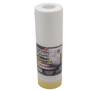 VIROK Плівка захисна з малярним скотчем 1400мм х 20м х 1,6мм  | 23V502