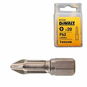 Насадки DeWalt Torsion DT7231 для шурупов со шлицем Ph2 x 25 мм, 20 шт.