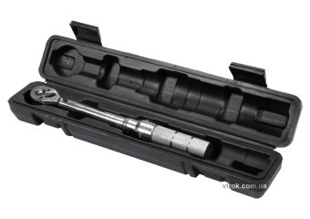 YATO Ключ динамометричний YATO : квадрат 1/4", F= 2.5- 20 Нм, L= 240-250 мм в футлярі  | YT-07511