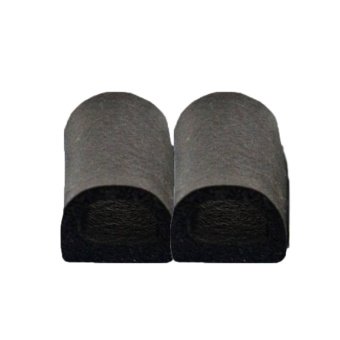 Ущільнювач самоклеючий гаражний, чорний, 10х12мм, 50м Technics | 10-781