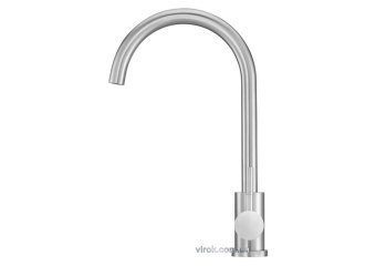 FALA Змішувач води для раковини "STEELY 1" з кульовим регулятором  | 75716