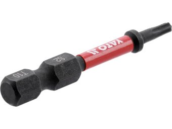 Насадка викруткова ударна YATO TORX T10 х 50 мм. HEX 1/4", 2 шт.[10]