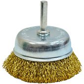 Щітка крацовка Чашка, латунна зі шпилькою, 75мм Spitce | 18-083