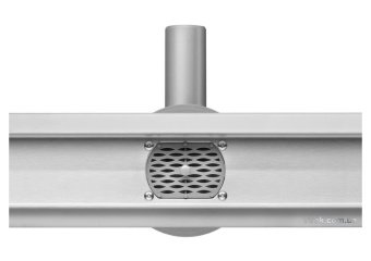 FALA Трап підлоговий зливний з нержавіючої сталі "ROTARY" ; 90x 4х 5 см, обертовий сифон  | 75349