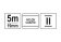 YATO Рулетка YATO: L=5 мx19 мм, з сталевою стрічкою, нейлоновим покриттям, подвійним блокуванням  | 