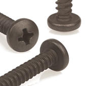 Саморез чернёный NERINOX с полукруглой головкой DIN7981H 3,5X9,5 A2