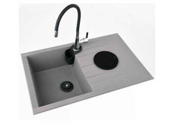 FALA Корок до ванни і раковин, силіконовий , Ø= 100 мм, чорний  | 74780