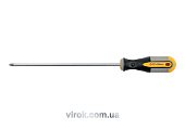 VOREL Викрутка хрестова : "Pozidriv" PZ2 х 200 мм. Cr-V  | 60938