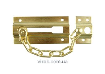 VOREL Замок-ланцюг для дверей /латунь/  | 77900