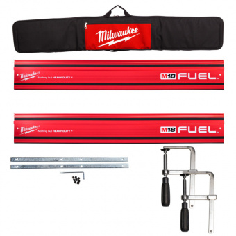 MILWAUKEE Алюминиевая направляющая шина 1400 мм GR1400 набор 2 шт | 4932480906