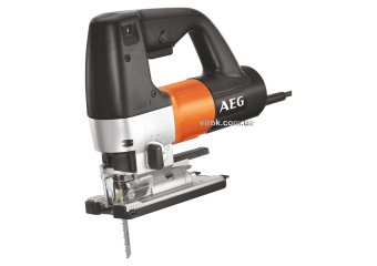 Лобзик ручний мережевий AEG: 600 Вт, макс. глибина різу- 110 мм, ампліт.- 26 мм, 4 реж. ходу DW