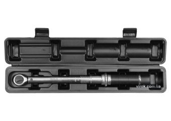 YATO Ключ динамометричний YATO : квадрат 3/8", F= 10- 60 Нм, L= 362-385 мм  | YT-07731