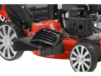 Газонокосарка бензинова YATO з приводом: 3,5кВт, ширина різання: Ø= 53 см, травозбірник- 62л