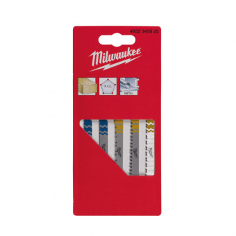 MILWAUKEE Набір полотен для лобзика , (5шт) | 4932345825
