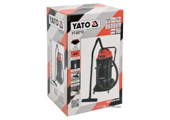 YATO Порохотяг промисловий мережевий YATO : 2400 Вт, збірна ємність- 70 л  | YT-85710