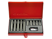 KING TONY Набор бит 11ед. хвостовик 10мм SPLINE 1/2" | 1011MQ