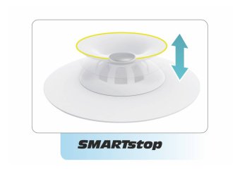 FALA Корок до ванни і раковин, силіконовий , Ø= 100 мм, червоний  | 74782