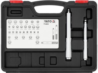 Засоби регуляції підшипників і сальників YATO: дюймових і метричних розмірів, 33 шт [10]