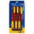 KNIPEX Набор диэлектрических отверток с зауженным рабочим концом 00 20 12 V04, шлиц/Phillips/Pozidri