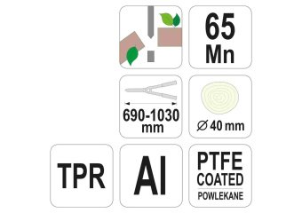 FLO Сікатор до гілок телескопічний, алюмінієвий Ø≤ 40 мм, l= 690- 1030 мм  | 99113