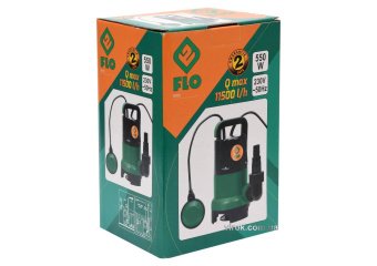 FLO Насос для брудної води мережевий, 550Вт, 11500 л/год, макс.висота- 14 м  | 79772