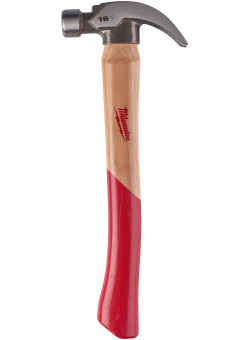MILWAUKEE Молоток с рукояткой из гикори 16 унций/450 грамм (1 шт) | 4932478659