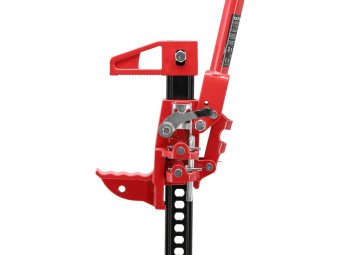 Домкрат рейковий YATO з ручним важелем; для навантаження - 2 т, висота 115-690 мм [1]