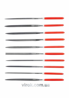 YATO Надфілі YATO : L= 140/65 мм, b= 3 мм. Набір 10 шт.  | YT-6163