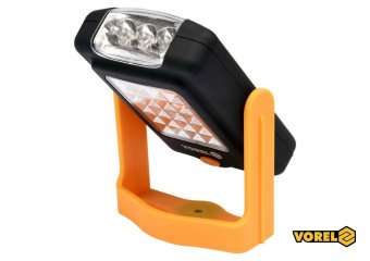 VOREL Ліхтар діодний з режимами 20+3 настільний на шарнірах батарейковий 3ААА х 1,5 В  | 82730