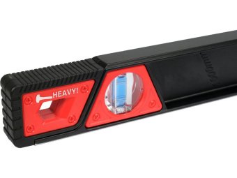 Рівень ударостійкий з магнітами YATO: L= 1 м. 3 капсули в алюмінієвому корпусі, 2 ручки [15]