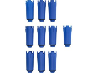 Заглушки монтажні до гідросистем VOREL Ø= 1/2", сині, 10 шт [20]