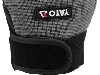 Рукавиці робочі з м'якими прокладками YATO : штучна шкіра, поліуретан, спандекс, розмір 11 [12]