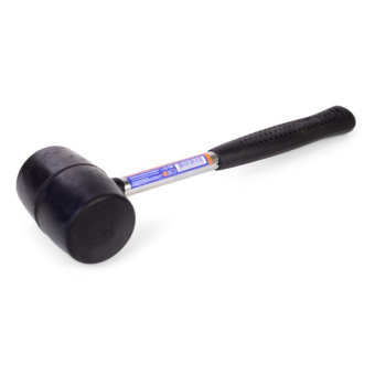 Miol Молоток гумовий 680 г, чорний, металева ручка