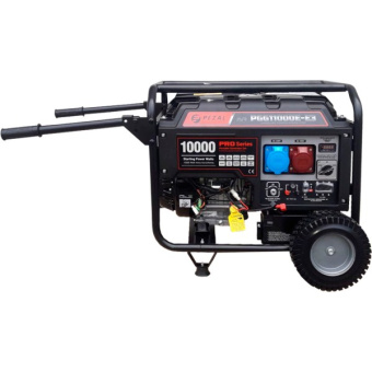 Бензиновий генератор PEZAL PGG11000E-E3 + олива (8.5 кВт, ~3ф, 400 В)