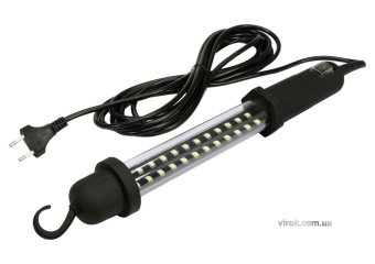 VOREL Світильник переносний з гачком, світлодіодн, електромер. 230В ; P= 4,5Вт, яскрав. P= 400lm | 8