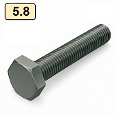 Болт DIN 933 M16x35 5,8 цинк платковий