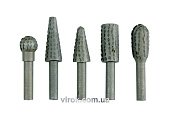 VOREL Фрези металеві по дереву та ДСП , Набір, 5шт, Ø-6мм  | 25450