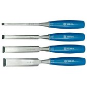 VOREL Стамески з пластиковою ручкою, (набір) (6, 12, 18, 24 мм - 4 шт).  | 25530