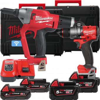 MILWAUKEE Набор аккумуляторных инструментов M18 FPP2G3-524XEU FUEL | 4933492529