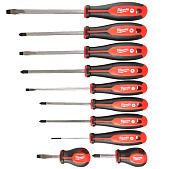 MILWAUKEE Набір викруток магнітнихз тригранною рукояткою (10шт) | 4932471808